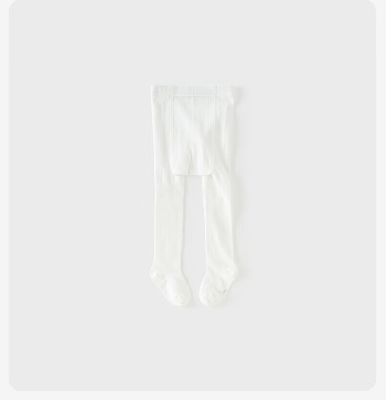 DAVE & BELLA Girls Lightweight Summer Tights White Knitted Leggings for Kids 12